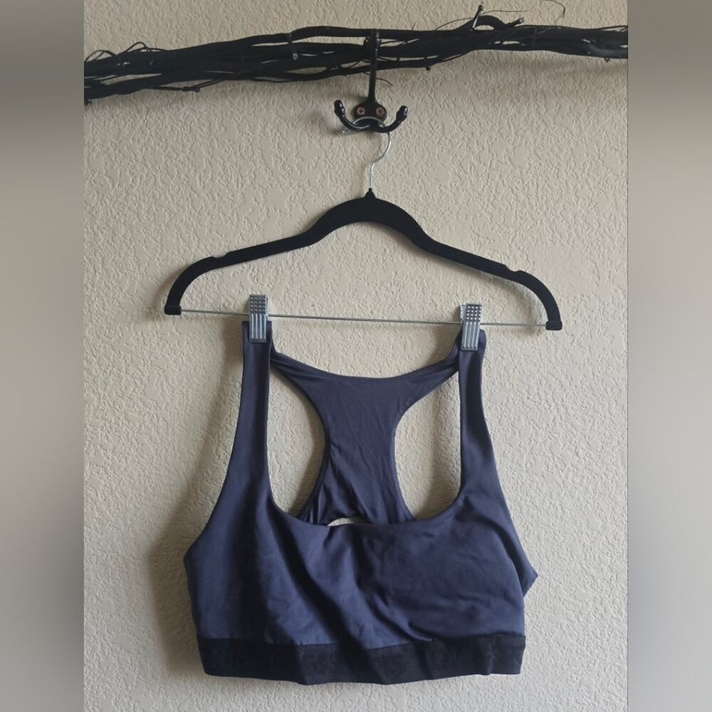 Love & Sports L - Black Racerback/ padded Sports Bra - Gym Wear